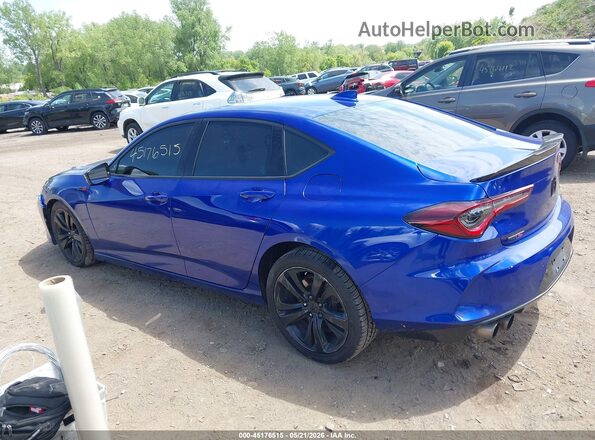 19UUB6F52MA003615 2021 ACURA TLX Blue Հետևի ձախ
