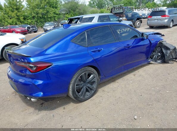 19UUB6F52MA003615 2021 ACURA TLX Blue Հետևի աջ