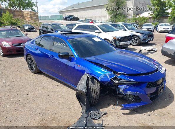 19UUB6F52MA003615 2021 ACURA TLX Blue Դիմացի տեսք
