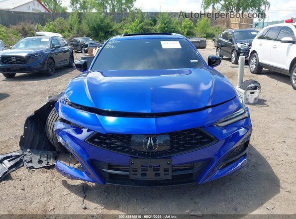 19UUB6F52MA003615 2021 ACURA TLX Blue Սալոնի հետևի տեսք