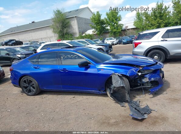 19UUB6F52MA003615 2021 ACURA TLX Blue Սալոնի 360 աստիճան տեսք