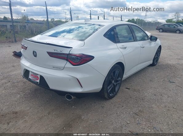 19UUB6F54SA005136 2025 ACURA TLX Белый Задняя правая четверть