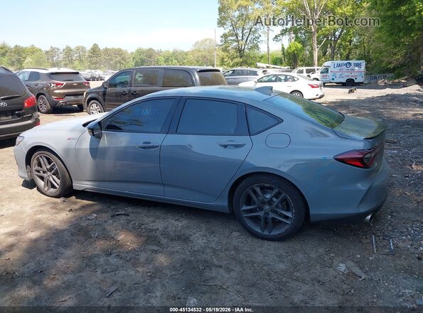 19UUB6F56SA001766 2025 ACURA TLX Gray სალონის 360-გრადუსიანი ხედი