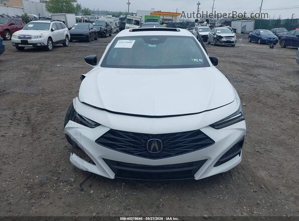 19UUB6F57RA002113 2024 ACURA TLX White Instrument cluster view