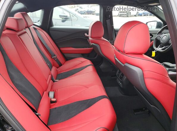19UUB6F5XSA002628 2025 ACURA TLX Black Widok tylnych siedzeń