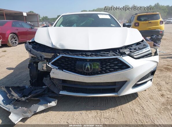 19UUB6F65MA001897 2021 ACURA TLX White Вид щитка приладів