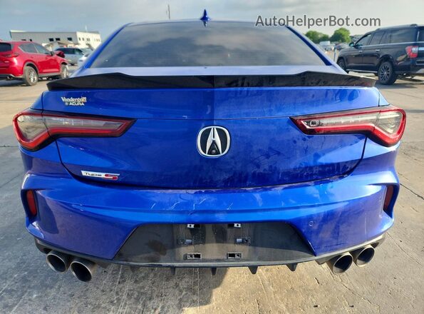 19UUB7F05MA001903 2021 ACURA TLX Blue უკანა ხედი