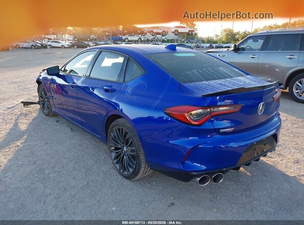 19UUB7F09MA001368 2021 ACURA TLX Blue Հետևի ձախ