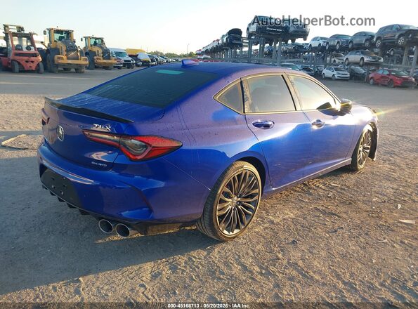19UUB7F09MA001368 2021 ACURA TLX Blue Հետևի աջ