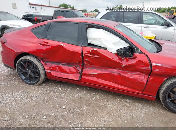 19UUB7F95PY002298 2023 ACURA TLX Red Դիմացի տեսք