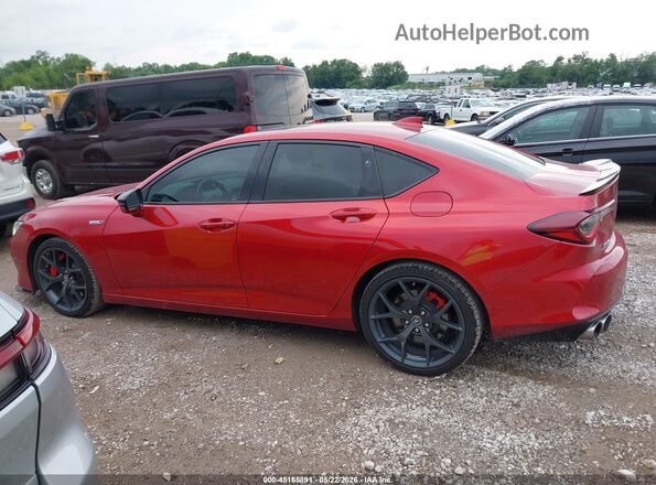 19UUB7F95PY002298 2023 ACURA TLX Red Սալոնի 360 աստիճան տեսք