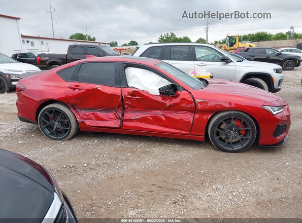 19UUB7F95PY002298 2023 ACURA TLX Red Սալոնի հետևի տեսք