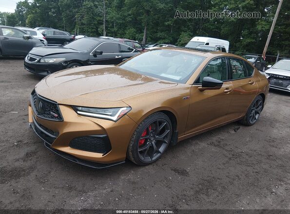 19UUB7F99NA002066 2022 ACURA TLX Orange Front left