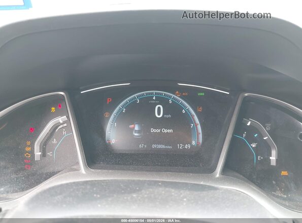 19XFC1F31ME006072 2021 HONDA CIVIC Silver Widok tylnych siedzeń