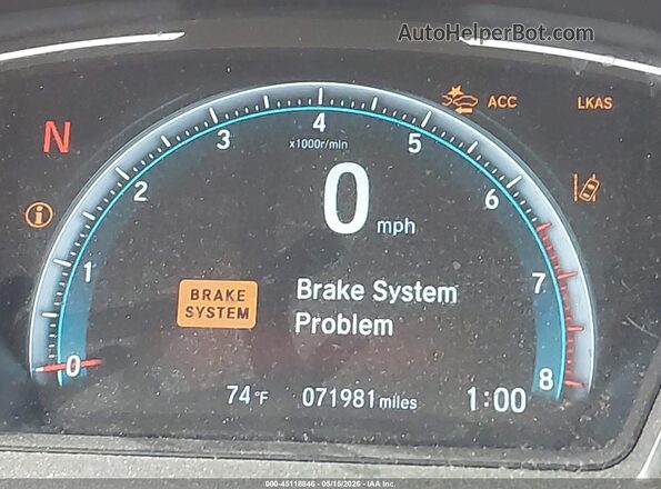19XFC1F31ME006458 2021 HONDA CIVIC Gray Vista de los asientos traseros