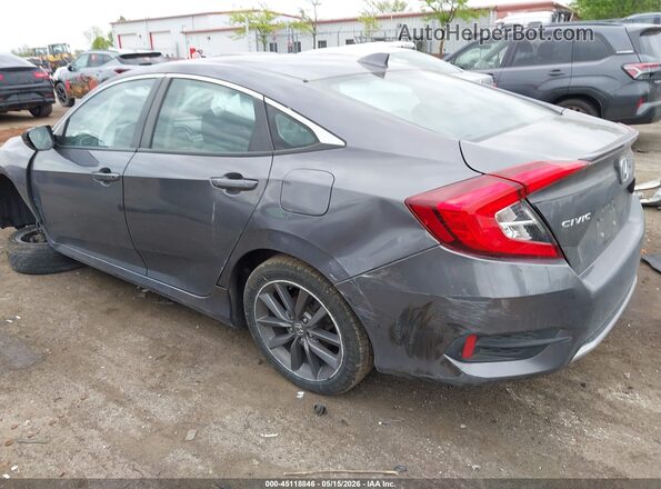 19XFC1F31ME006458 2021 HONDA CIVIC Gray Trasero izquierdo