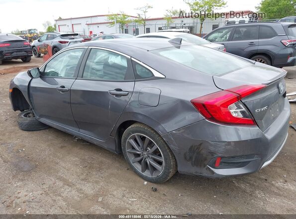 19XFC1F31ME006458 2021 HONDA CIVIC Gray Vista interior de 360 grados