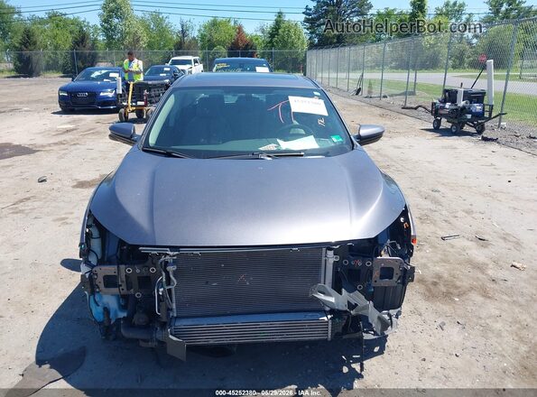 19XFC1F32HE022061 2017 HONDA CIVIC Gray Widok zestawu wskaźników