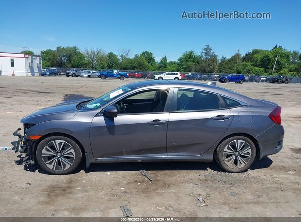 19XFC1F32HE022061 2017 HONDA CIVIC Gray Widok wnętrza 360 stopni
