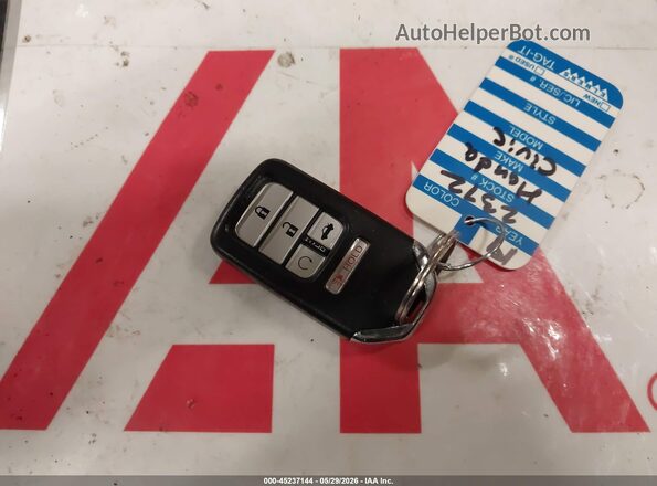 19XFC1F32KE208187 2019 HONDA CIVIC White Առջևի վահանակի տեսք