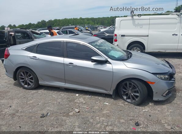 19XFC1F32ME007652 2021 HONDA CIVIC Silver Вид задньої частини салону