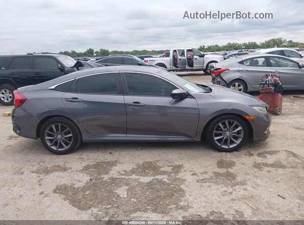 19XFC1F33KE007253 2019 HONDA CIVIC Gray Rear interior view