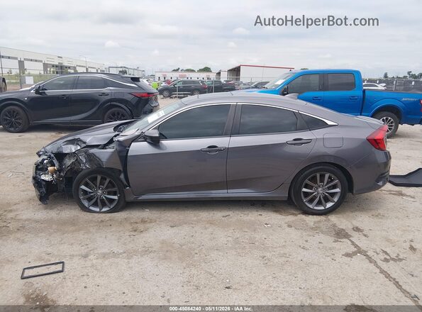 19XFC1F33KE007253 2019 HONDA CIVIC Gray 360 interior view