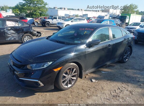 19XFC1F33ME201378 2021 HONDA CIVIC Черный Передняя левая четверть