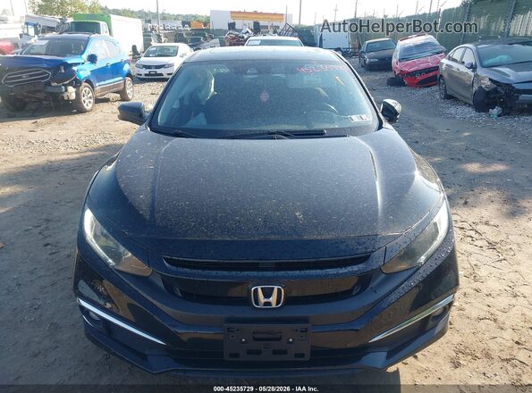 19XFC1F33ME201378 2021 HONDA CIVIC Черный Вид щитка приборов