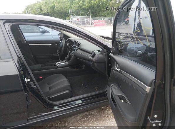 19XFC1F34HE016200 2017 HONDA CIVIC Black წინა სალონის ხედი
