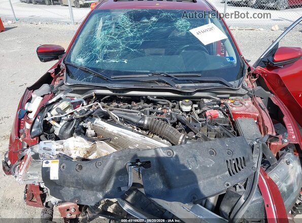 19XFC1F34LE008221 2020 HONDA CIVIC Red Rear view