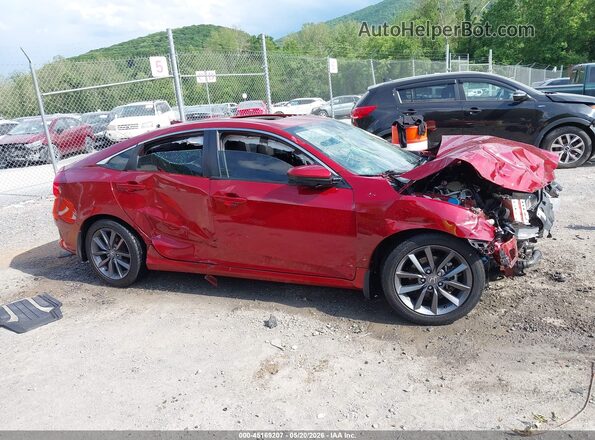 19XFC1F34LE008221 2020 HONDA CIVIC Red Rear interior view