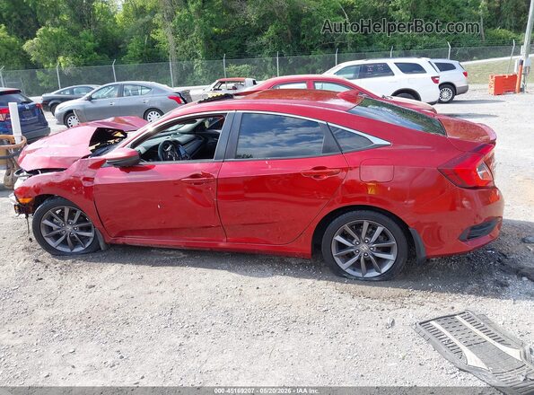 19XFC1F34LE008221 2020 HONDA CIVIC Red 360 interior view