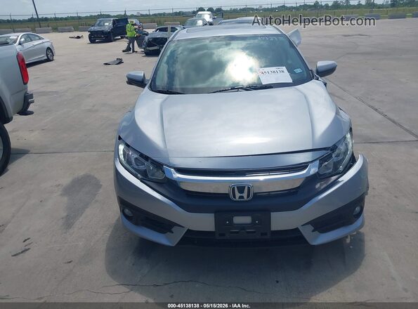 19XFC1F35HE017663 2017 HONDA CIVIC Silver Widok zestawu wskaźników