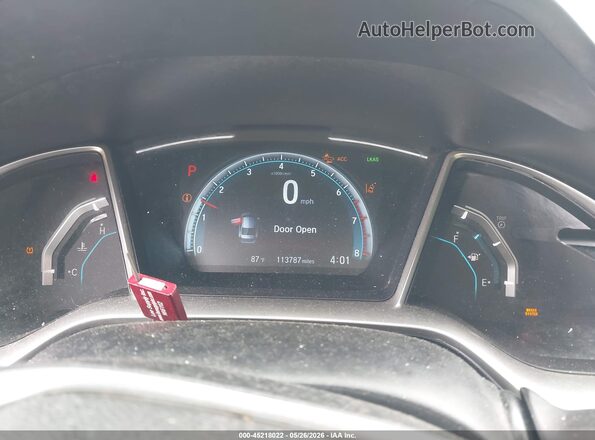19XFC1F35LE006753 2020 HONDA CIVIC Black Вид задніх сидінь