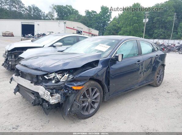 19XFC1F35LE012357 2020 HONDA CIVIC Серый Вид задней части салона