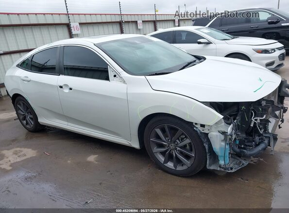 19XFC1F35LE014237 2020 HONDA CIVIC White 360 interior view