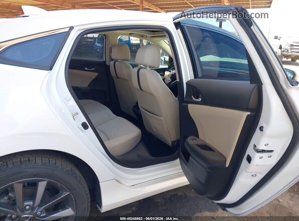 19XFC1F36LE013842 2020 HONDA CIVIC White Widok naklejki z numerem VIN