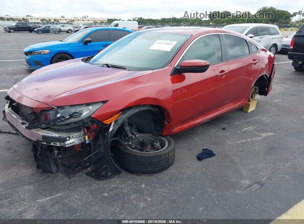 19XFC1F36LE023724 2020 HONDA CIVIC Red Vista tres cuartos delantera izquierda