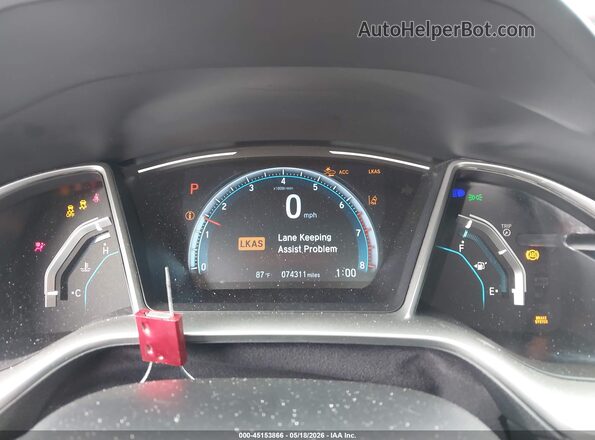 19XFC1F36LE023724 2020 HONDA CIVIC Red Vista de los asientos traseros