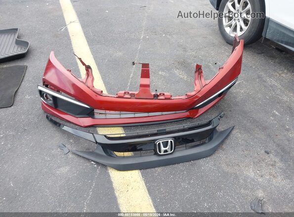 19XFC1F36LE023724 2020 HONDA CIVIC Red Vista del cuadro de instrumentos