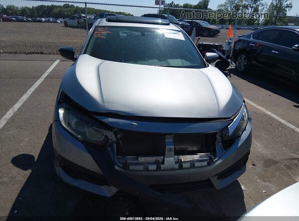 19XFC1F37GE015833 2016 HONDA CIVIC Silver Widok z przodu