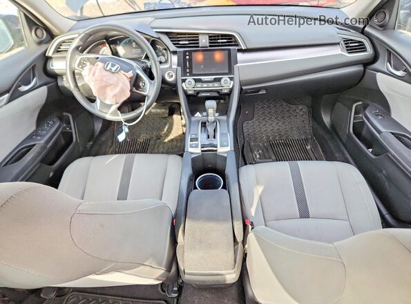 19XFC1F37HE006017 2017 HONDA CIVIC Gray Вид панелі приладів