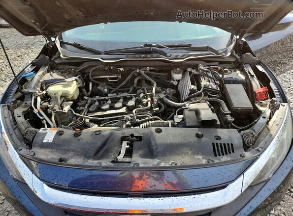 19XFC1F37HE006017 2017 HONDA CIVIC Gray Вид задньої частини салону