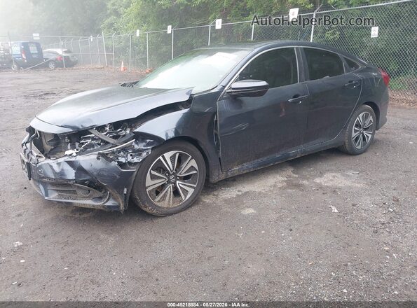 19XFC1F37HE212213 2017 HONDA CIVIC Blue Передня ліва чверть