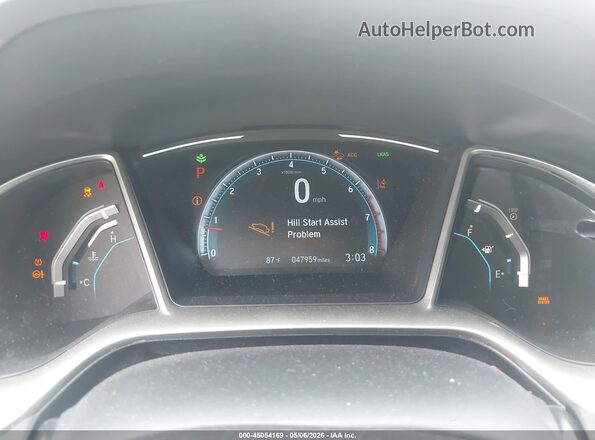 19XFC1F37KE006011 2019 HONDA CIVIC Gray Вид задніх сидінь