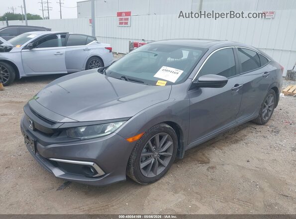 19XFC1F37KE006011 2019 HONDA CIVIC Gray Передня ліва чверть