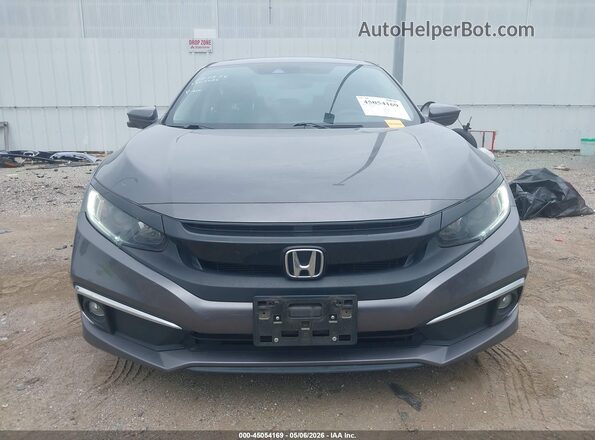 19XFC1F37KE006011 2019 HONDA CIVIC Gray Вид щитка приладів