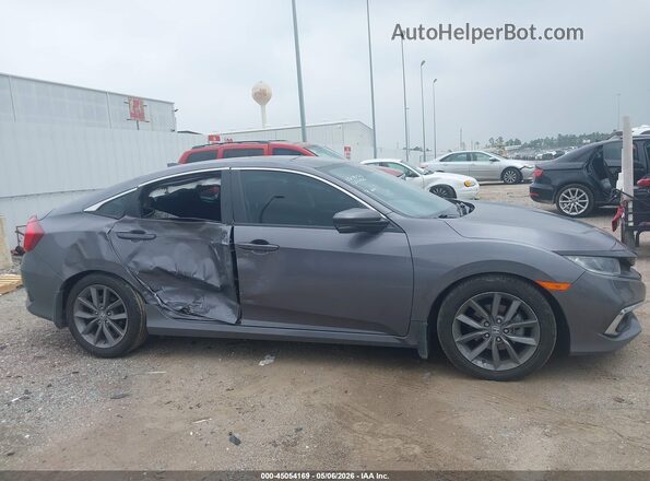 19XFC1F37KE006011 2019 HONDA CIVIC Gray Вид задньої частини салону