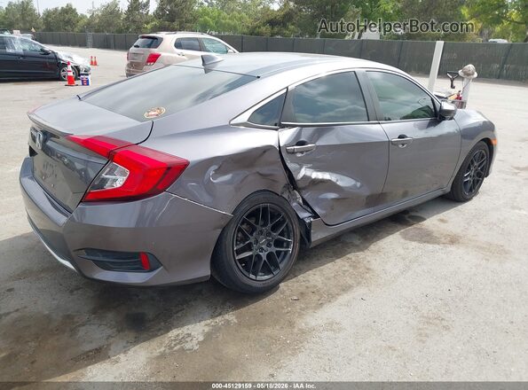 19XFC1F37LE022694 2020 HONDA CIVIC Gray Դիմացի տեսք